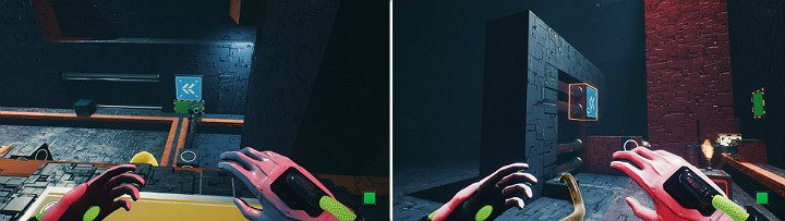 Przejdź na drugi przycisk i wykonaj taką samą czynność - Chapter 11 - The Abyss - Solucja Q.U.B.E. 2 - Q.U.B.E. 2 - poradnik do gry