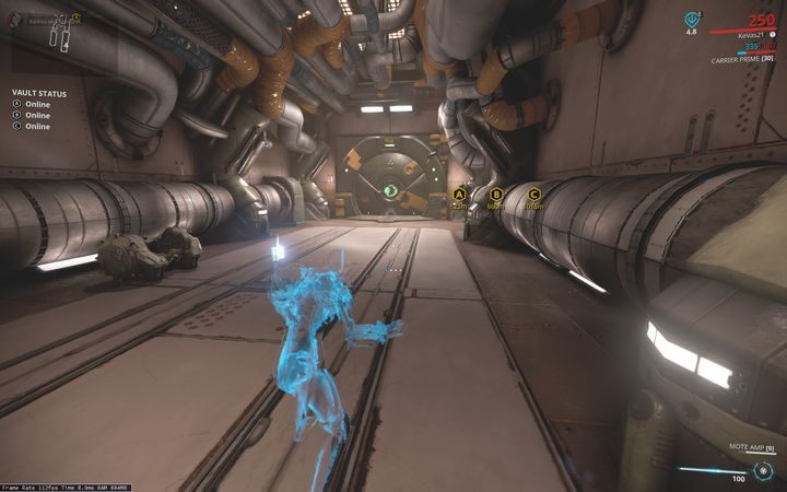 To tryb skradania Operatorem - Podstawowe ruchy Operatora - Operator w Warframe - Warframe - poradnik do gry