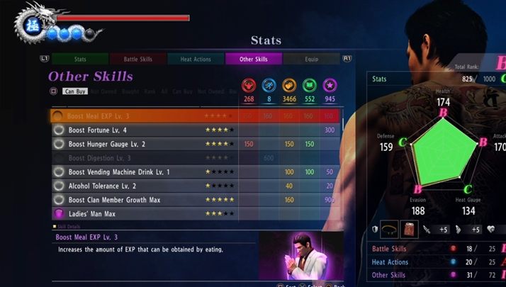 3 - Yakuza 6: Głód i rozwój postaci - Yakuza 6: The Song of Life - poradnik do gry