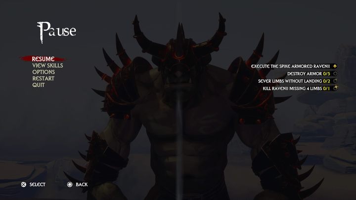 W menu pauzy możemy sprawdzić aktualne zadania - Tryby gry w Extinction - Extinction - poradnik do gry