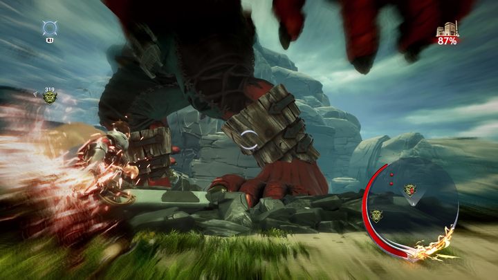 Podstawowy pancerz Raveni, który bez problemu niszczymy jednym uderzeniem mocy - Walka z Raveni oraz rodzaje pancerzy w Extinction - Extinction - poradnik do gry