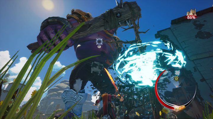 Kiedy nie da się odciąć nóg, możemy użyć bata aby wspiąć się po przeciwniku - Rozdział 3 - Zadania główne w Extinction - Extinction - poradnik do gry