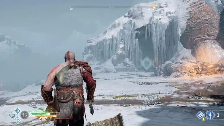 Walkiria Gunnr przebywa w jednej z ukrytych komnat gry - God Of War: Walkiria Gunnr, Zwłoki Thamura - jak pokonać? - God Of War - poradnik do gry
