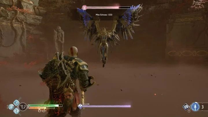 Walkiria Hildr przebywa w opcjonalnej krainie Niflheim i sposób dotarcia do tej krainy opisaliśmy na osobnej stronie poradnika - God Of War: Walkiria Hildr, Niflheim - jak pokonać? - God Of War - poradnik do gry