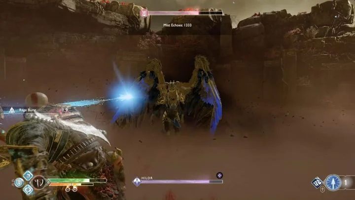 Do pojedynku z Hildr warto przygotować się i rekomendowane kroki dokładniej opisane zostały na stronie wprowadzenia do tego rozdziału poradnika - God Of War: Walkiria Hildr, Niflheim - jak pokonać? - God Of War - poradnik do gry