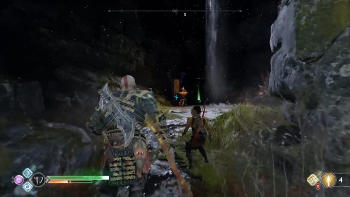 Trzeci ołtarz jest w innym miejscu - musisz się wspiąć po skale i wejść do jaskini - God Of War: Uwolnij smoki - lista, porady - God Of War - poradnik do gry