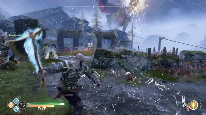 Komentarz: Trzeci ołtarz znajdziesz za bramą, którą musisz otworzyć z pomocą run - God Of War: Uwolnij smoki - lista, porady - God Of War - poradnik do gry