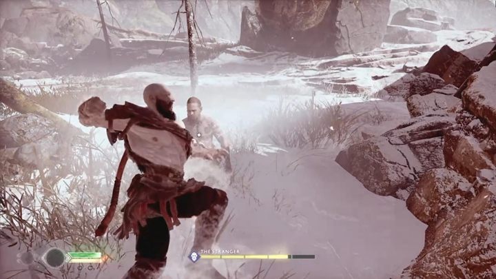 Gdy wrócisz do pojedynku, twój przeciwnik w pełni zregeneruje zdrowie, a Kratos wejdzie w stan furii - God Of War: Oznaczone drzewa - solucja, opis przejścia - God Of War - poradnik do gry