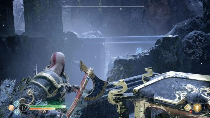 Komentarz: Musisz zniszczyć trzy runy, które są niedaleko skrzyni, by ją otworzyć - God Of War: Posterunek Elfów Światła - lista sekretów i znajdziek - God Of War - poradnik do gry