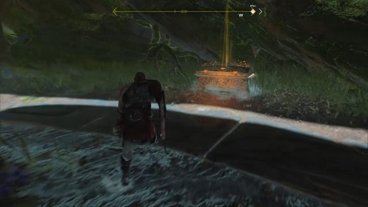 Komentarz: Znajdziesz ją w komnacie z wodospadami - God Of War: Magazyn Fafnira - lista sekretów i znajdziek - God Of War - poradnik do gry