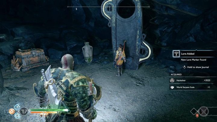 Znacznik informacji 1 - God Of War: Twierdza Northri - lista sekretów i znajdziek - God Of War - poradnik do gry