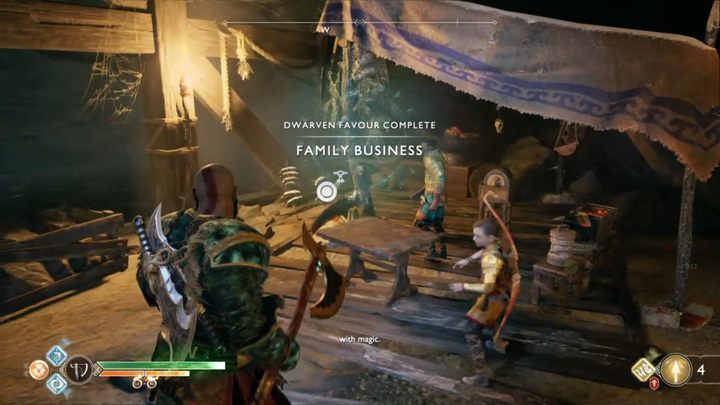 Komentarz: Sindi wyśle cię na poszukiwanie osełki - musisz wpłynąć do twierdzy Northri i ją dokładnie przeszukać - God Of War: Twierdza Northri - lista sekretów i znajdziek - God Of War - poradnik do gry