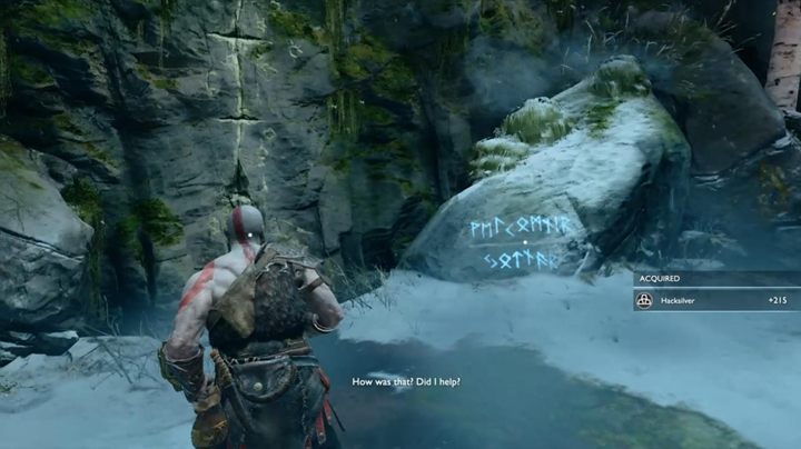Znacznik informacji 1 - God Of War: Rzeczna Przełęcz - wszystkie sekrety i znajdźki, lista - God Of War - poradnik do gry