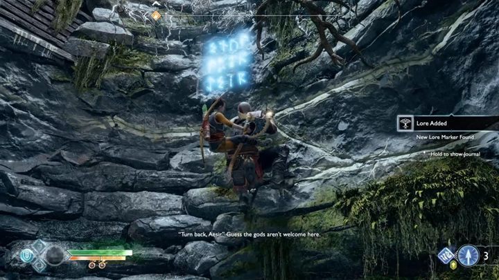 Znacznik informacji 4 - God Of War: Rzeczna Przełęcz - wszystkie sekrety i znajdźki, lista - God Of War - poradnik do gry