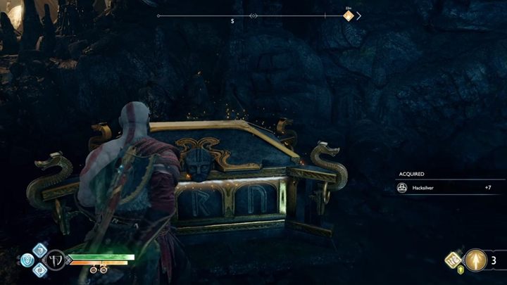 Skrzynia Norn 4 - God Of War: Rzeczna Przełęcz - wszystkie sekrety i znajdźki, lista - God Of War - poradnik do gry