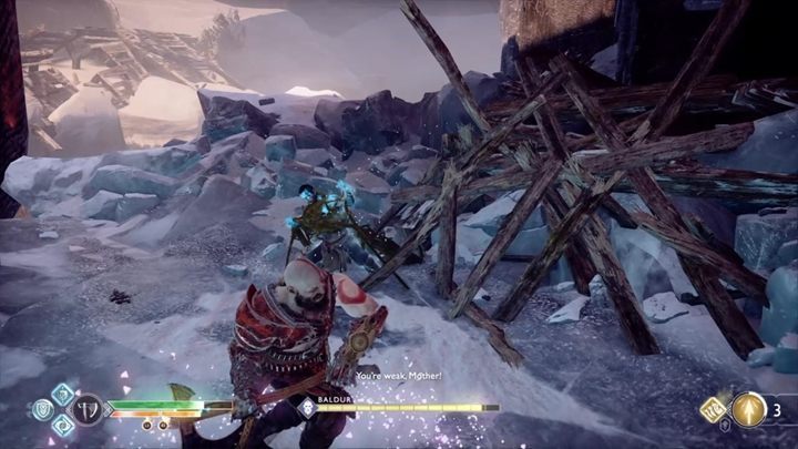 Baldur może zmieniać formy i wymusza to zmianę taktyki walki - God of War: Finałowy boss - God Of War - poradnik do gry