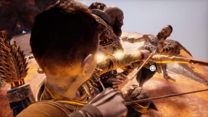 Finałowy pojedynek zawiera również kilka przerywników - dotyczą one m - God of War: Finałowy boss - God Of War - poradnik do gry