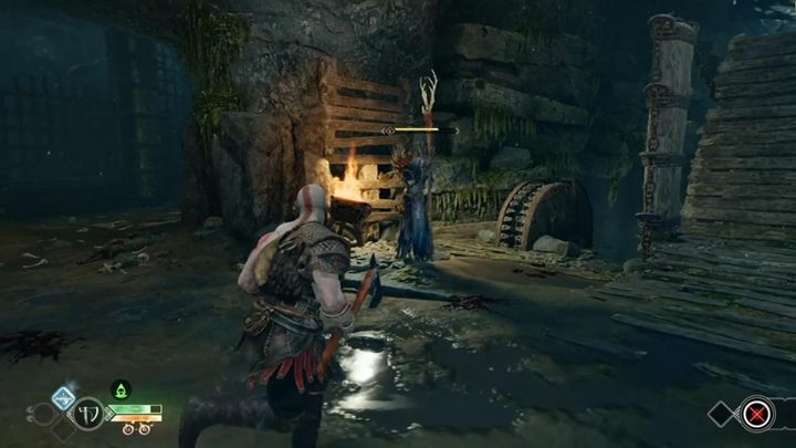 Gdy będziesz gotowy, przeskocz dalej i otwórz pomniejszą skrzynkę po prawej stronie - God Of War: Droga w kierunku góry - solucja, opis przejścia - God Of War - poradnik do gry