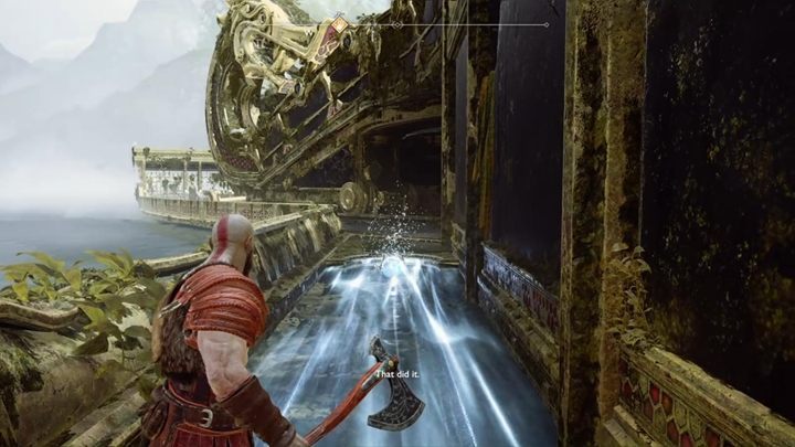 Idź na niższy poziom świątyni i poczekaj, aż wiedźma stworzy duchowy most - God Of War: Poza granicami świata - solucja, opis przejścia - God Of War - poradnik do gry