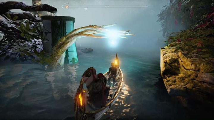 Płyń w kierunku celu (używaj kompasu) - God Of War: Światło Alfheimu - solucja, opis przejścia - God Of War - poradnik do gry