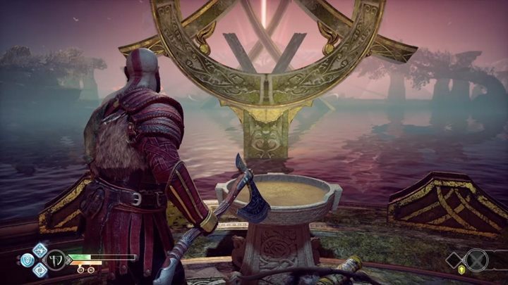 Wsiądź do łodzi i podpłyń do urny z piaskiem - God Of War: Światło Alfheimu - solucja, opis przejścia - God Of War - poradnik do gry