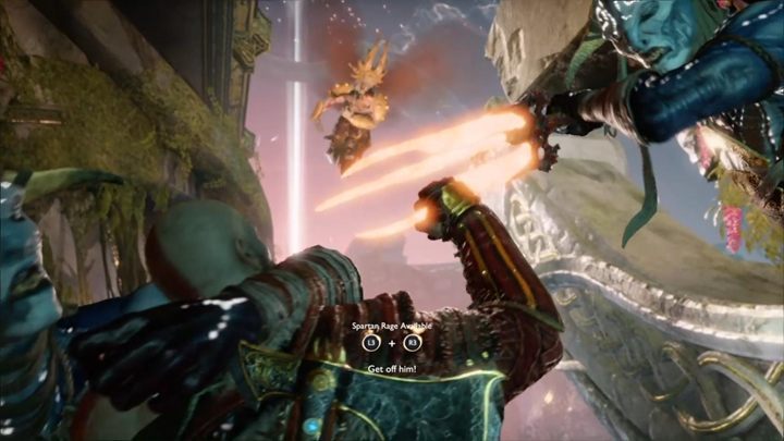 Użyj mechanizmu i przejdź podziemnym tunelem - God Of War: Światło Alfheimu - solucja, opis przejścia - God Of War - poradnik do gry