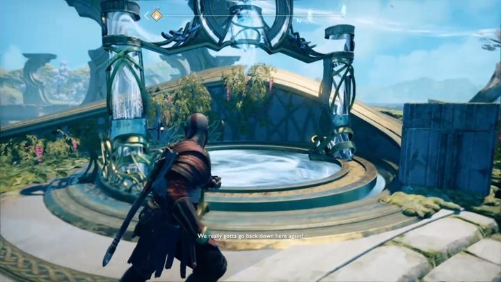 Udaj się teraz do dźwigu i ponownie udaj się do podziemnego kompleksu - God Of War: Światło Alfheimu - solucja, opis przejścia - God Of War - poradnik do gry