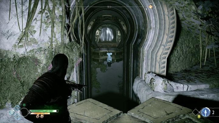 Niestety, przejście się zatrzaśnie i jesteśmy uwięzieni pod wodą - God Of War: Światło Alfheimu - solucja, opis przejścia - God Of War - poradnik do gry