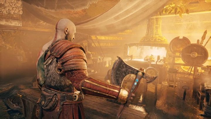 Po walce, użyj windy i udaj się na powierzchnię - God Of War: Światło Alfheimu - solucja, opis przejścia - God Of War - poradnik do gry