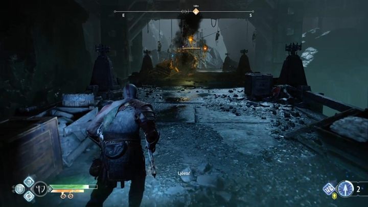 Odsłonisz ukryte przejście - idź nim - God Of War: Wnętrze Góry - solucja, opis przejścia - God Of War - poradnik do gry