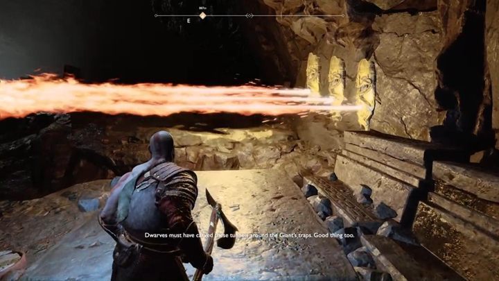 Idź przed siebie - czekają na ciebie ogniste pułapki - God Of War: Wnętrze Góry - solucja, opis przejścia - God Of War - poradnik do gry