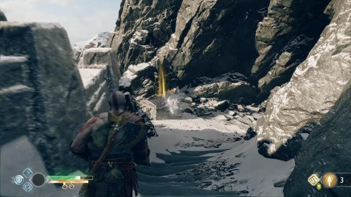 Zejdź schodami na dół i otwórz fioletową skrzynię - God Of War: Nowy Cel Podróży - solucja, opis przejścia - God Of War - poradnik do gry