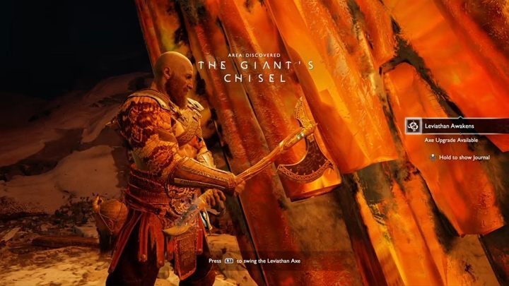 Po walce, zbierz przedmioty i podejdź do kryształu i zabierz fragment dłuta - God Of War: Magiczne Dłuto - solucja, opis przejścia - God Of War - poradnik do gry