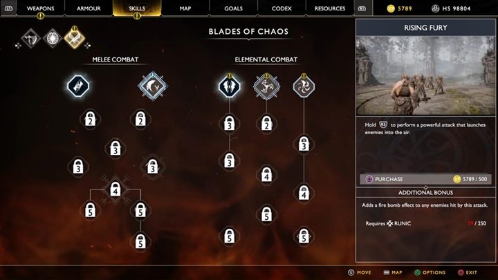 Podobnie jak w przypadku Lewiatana, możesz ulepszać Ostrza Chaosu i uczyć się nowych ciosów - God Of War: Choroba - solucja, opis przejścia - God Of War - poradnik do gry