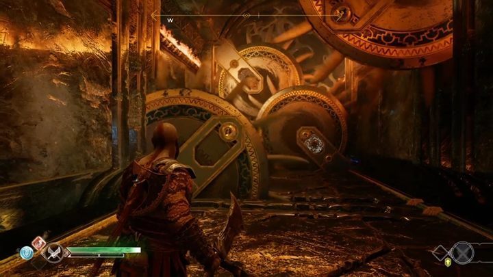 Skorzystaj teraz z kołowrotka i podnieś kratę - God Of War: Czarna Runa - solucja, opis przejścia - God Of War - poradnik do gry