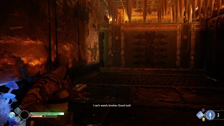 Teraz musisz przejść przez korytarz pełen zatrzaskowych pułapek - God Of War: Czarna Runa - solucja, opis przejścia - God Of War - poradnik do gry