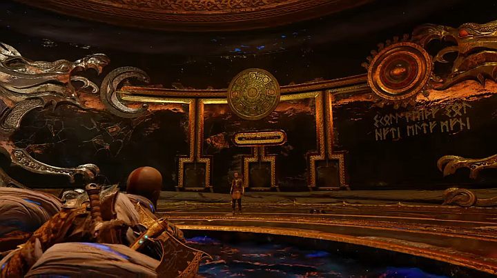 Założeniem tej zagadki jest doprowadzenie do sytuacji, w której - God Of War: Czarna Runa - solucja, opis przejścia - God Of War - poradnik do gry