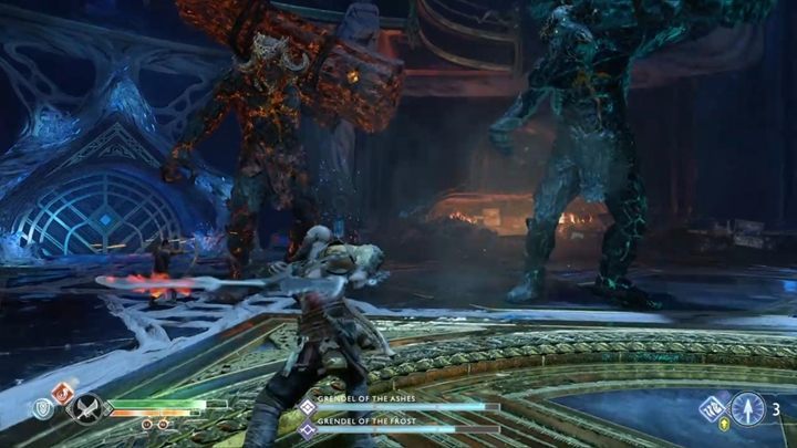 Po uwolnieniu, zniszcz kraty i zejdź na dół - God Of War: Czarna Runa - solucja, opis przejścia - God Of War - poradnik do gry