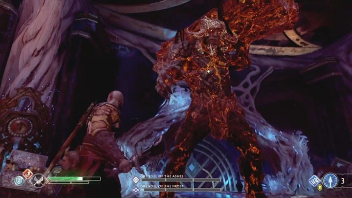 Mroźny troll jest odporny na Lewiatana, a ognisty na Ostrza Chaosu - God Of War: Czarna Runa - solucja, opis przejścia - God Of War - poradnik do gry