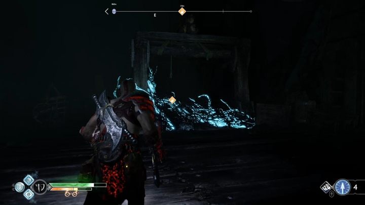 Otwórz teraz bramę i wejdź do znajomej komnaty z dźwigiem - God Of War: Wróć na szczyt - solucja, opis przejścia - God Of War - poradnik do gry