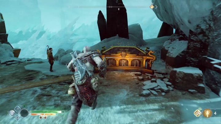 Dotrzesz do skrzyni Norn, aby ją otworzyć, musisz zniszczyć trzy runy - God Of War: Ucieknij z Helheimu - solucja, opis przejścia - God Of War - poradnik do gry
