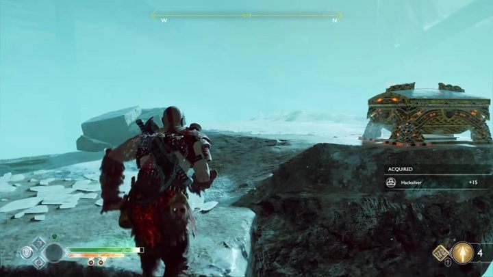 Zniszcz wrogów, otwórz złotą skrzynię, która jest niedaleko i wracaj na statek - God Of War: Ucieknij z Helheimu - solucja, opis przejścia - God Of War - poradnik do gry