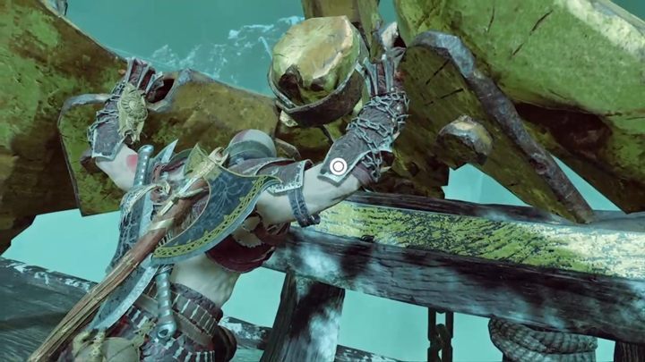 Co jakiś czas na statek zostaną wystrzelone kotwice - God Of War: Ucieknij z Helheimu - solucja, opis przejścia - God Of War - poradnik do gry