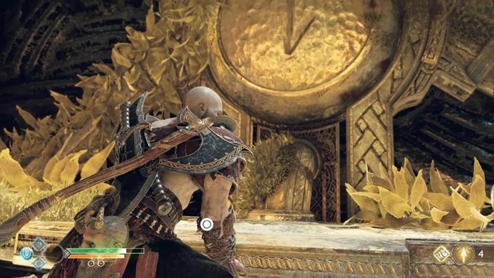 Jedź do góry i po raz kolejny spróbuj obrócić Świątynię - God Of War: Droga do Jotunheimu - solucja, opis przejścia - God Of War - poradnik do gry
