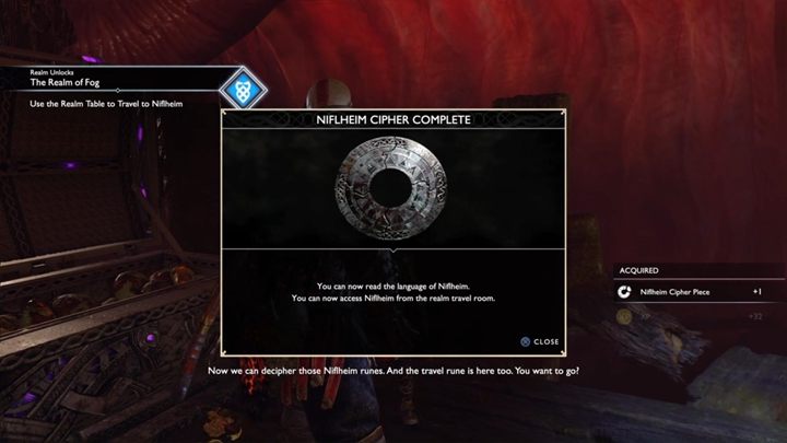 Obróć się teraz w lewo i koniecznie otwórz fioletową skrzynię - God Of War: Jotunheim w zasięgu ręki - solucja, opis przejścia - God Of War - poradnik do gry