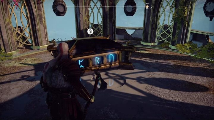 Skrzynie z niebieskimi runami są nazwane w grze skrzyniami Norn - Jak otworzyć skrzynię z runami (skrzynie Norn) w God of War? - God Of War - poradnik do gry