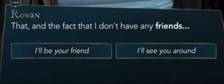 W trakcie rozmów z innymi możesz wybierać kwestie dialogowe - Sterowanie i wymagania sprzętowe w Harry Potter i Tajemnica Hogwartu - Harry Potter i Tajemnica Hogwartu - poradnik do gry