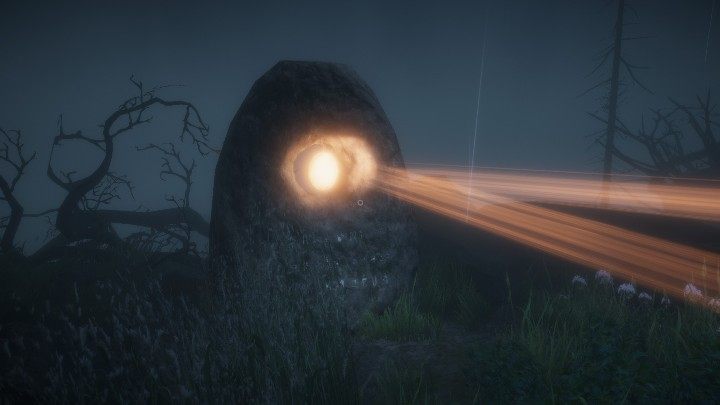 Wróć na wyspę i ułóż lampę tak, gdzie wcześniej były położone kości - Solucja | Island Lake Ridden - Lake Ridden - poradnik do gry