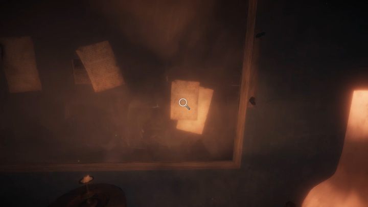 Gdy wejdziesz do nowego pomieszczenia zobaczysz tablice korkową - Rozwiązanie zagadek | Island Lake Ridden - Lake Ridden - poradnik do gry