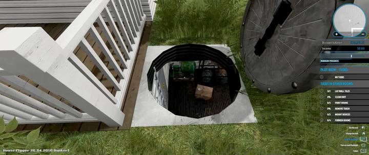 Wejście do bunkra za tarasem - Zlecenie Steve Mariner, solucja, House Flipper - House Flipper - poradnik do gry